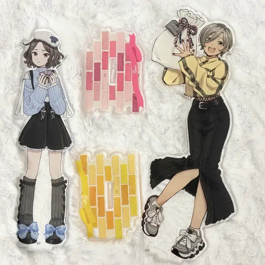 [BUNJANG] Tokyo 7th Sisters Ru-pa Tomo Acrylic Set / 걸즈밴드크라이 걸밴크 루파 토모 아크릴 개봉 세트