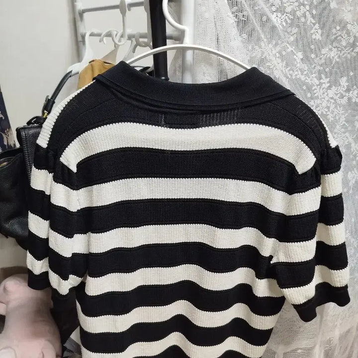 [BUNJANG] Ribbed Short Sleeve Knit Top / 리스트 반팔니트