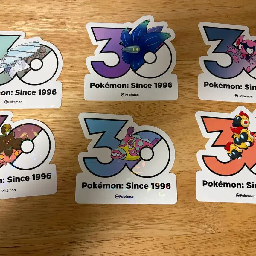 [BUNJANG] Pokemon 30th Anniversary Sticker / 포켓몬 30주년 스티커 개당가격