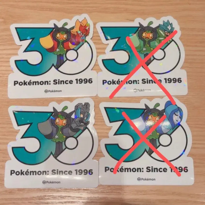 [BUNJANG] Ogerpon Cornerstone Mask 30th Anniversary Pokémon Stickers (Set of 2) / 오거폰 화덕의 가면, 주춧돌의 가면 포켓몬 30주년 기념 스티커