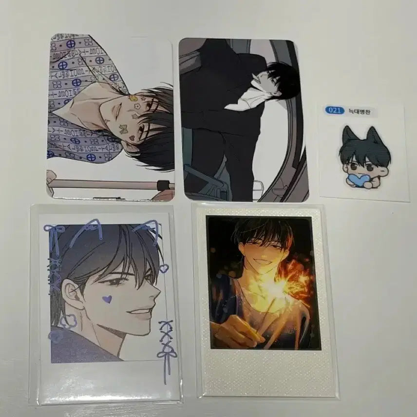 [BUNJANG] Garbage Time Park Byungchan Photocard Polaroids Sticker Set / 가비지타임 갑타 영오님 시온님 박병찬 포카 폴라 띠부씰