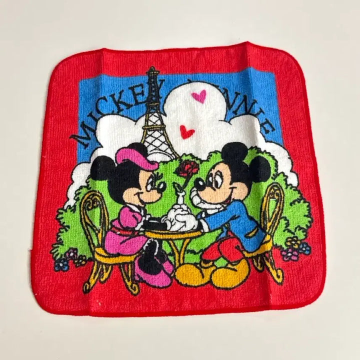 [BUNJANG] Disney Genuine Mickey Mouse &amp; Minnie Mouse Handkerchief Wall Decor / 디즈니 정품 미키미니 손수건 벽꾸 미키마우스 미니마우스