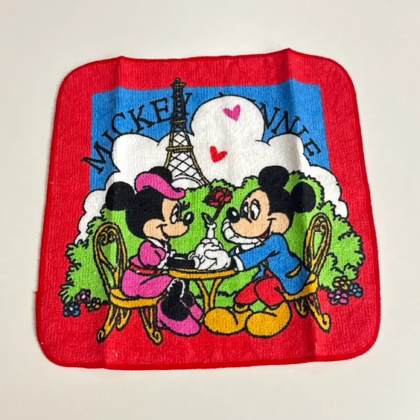 [BUNJANG] Disney Genuine Mickey Mouse &amp; Minnie Mouse Handkerchief Wall Decor / 디즈니 정품 미키미니 손수건 벽꾸 미키마우스 미니마우스