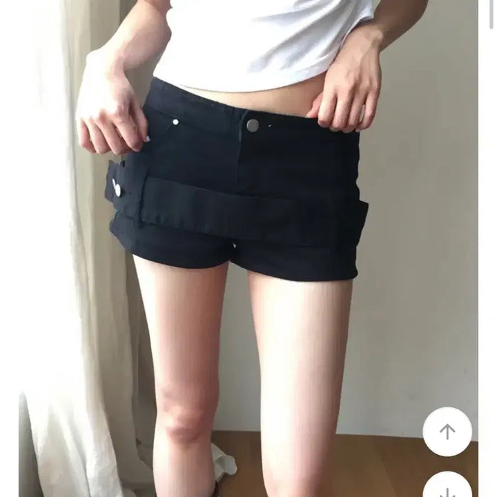 [BUNJANG] KAVAE Low Belt Shorts M / kavae 로우벨트 숏팬츠 M