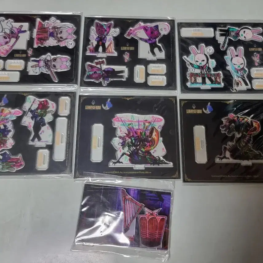 [BUNJANG] Hamham Pungpung Lorelei Guest Acrylic Bremen Music Band Full Set Sealed / 햄햄팡팡 라오루 손님아크릴 브레맨 음악대 전종 미개봉