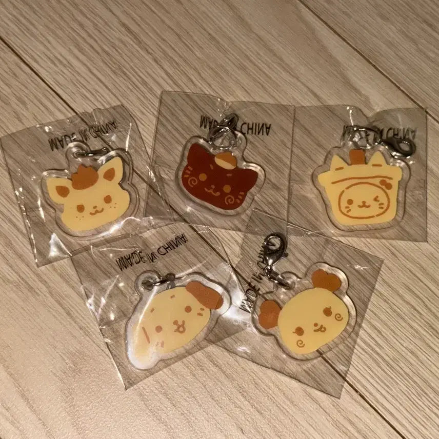 [BUNJANG] NCT WISH Bakery Mini Acrylic Charm Bundle Set (Sealed) / 엔시티 위시 베이커리 미니 아크릴 참 시오닝 쿠리 버블냥 룐룐 팡이 일괄
