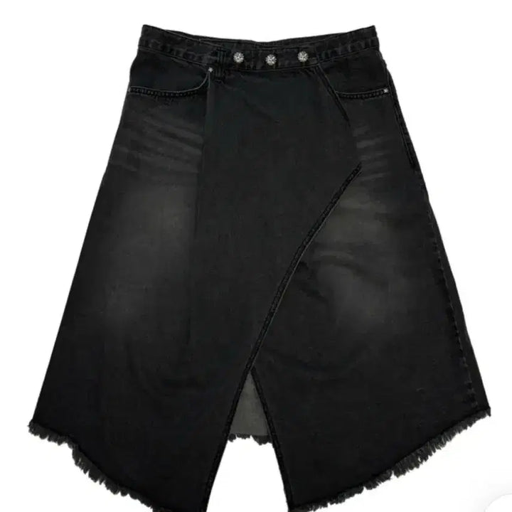 [BUNJANG] Hamong Market Maxi Wrap Denim Skirt / 하몽마켓 maxi wrap denim skirt