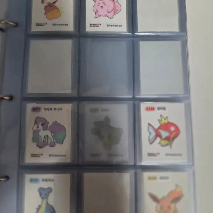 [BUNJANG] Pokemon 30th Anniversary Stickers Bundle Set (74 types) / 포켓몬 30주년 띠부실 74종 일괄