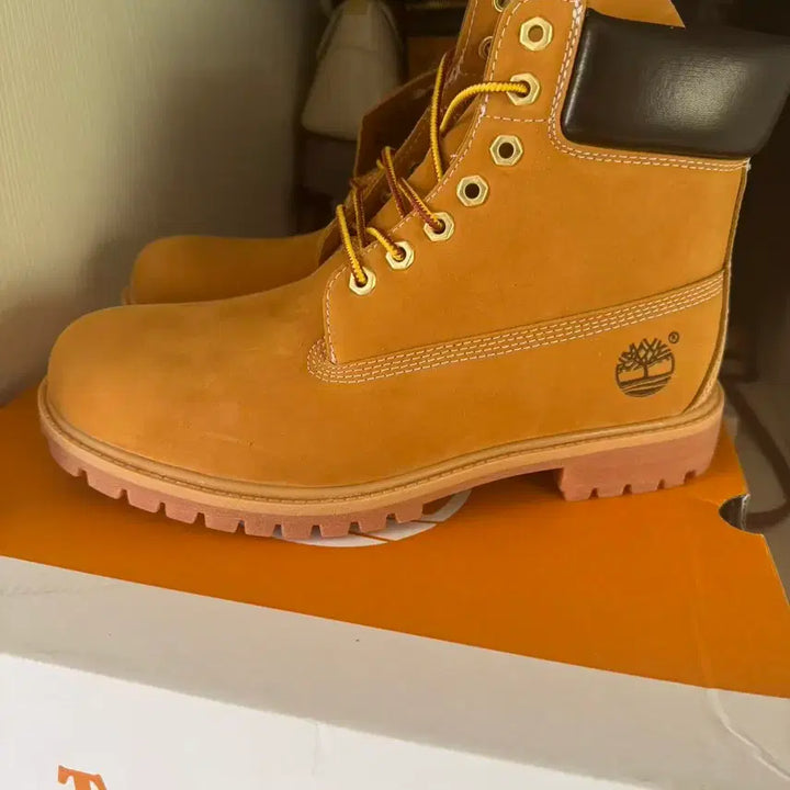 [BUNJANG] Timberland Premium 6-Inch Waterproof Boots Wheat Nubuck Wide 275mm / 팀버랜드 프리미엄 6인치 워터프루프 부츠 위트 누벅 - 와이드 275mm