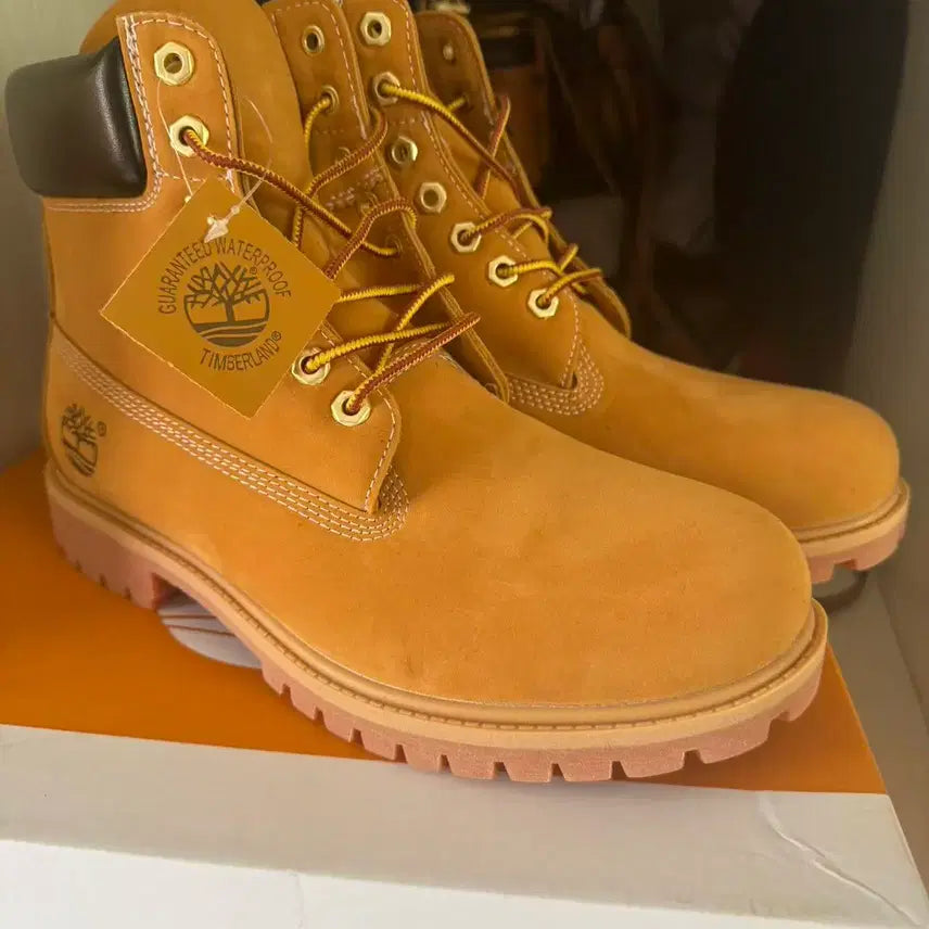 [BUNJANG] Timberland Premium 6-Inch Waterproof Boots Wheat Nubuck Wide 275mm / 팀버랜드 프리미엄 6인치 워터프루프 부츠 위트 누벅 - 와이드 275mm