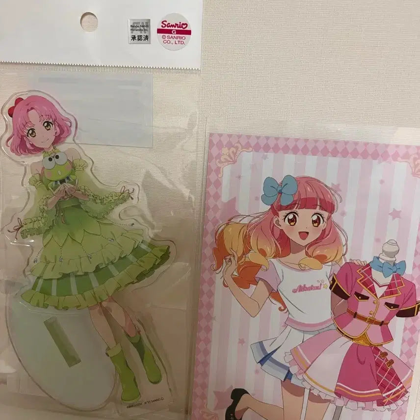 [BUNJANG] Aikatsu! x Sanrio Cherry Acrylic Stand / 아이엠스타 아이카츠 산리오 팝업 체리 아크릴 스탠드 양도