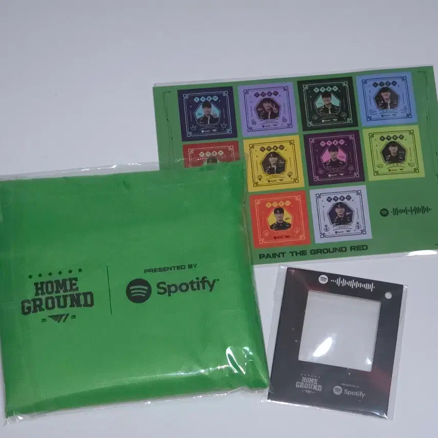[BUNJANG] T1 Home Spotify Backpack + Sticker Set / 티원 t1 홈그 스포티파이 바쿠백+스티커