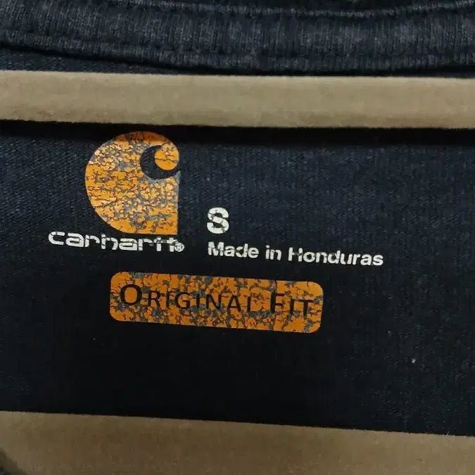[BUNJANG] Carhartt Navy Pocket T-Shirt Size S / 칼하트 포켓 반팔 티셔츠 네이비S사이즈 사용가밌음 바램