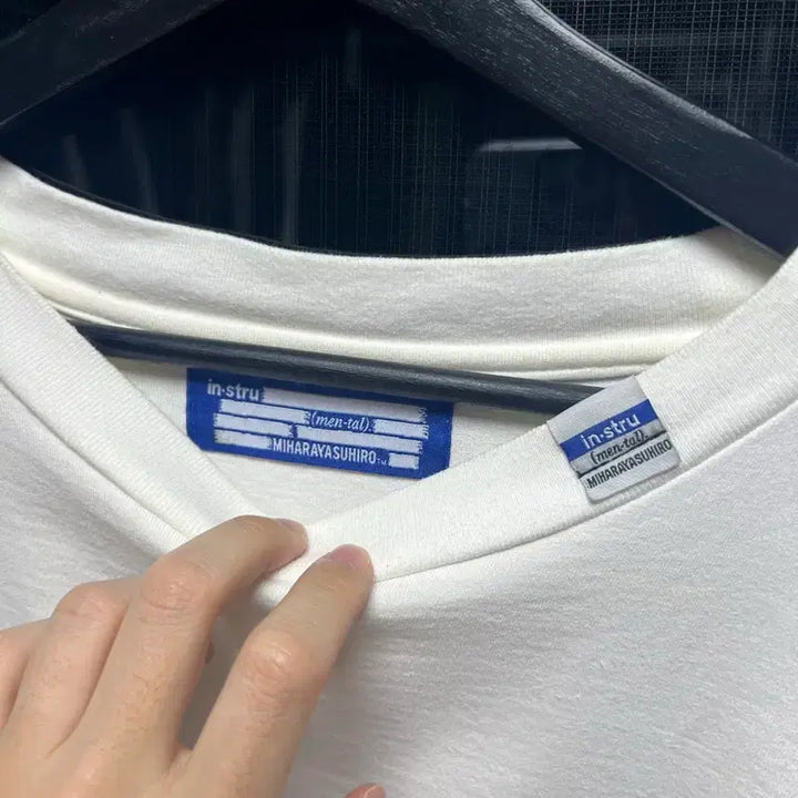 [BUNJANG] Mihara Yasuhiro White Pocket T-Shirt L / 미하라야스히로 티셔츠 화이트 L