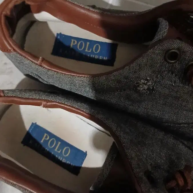 [BUNJANG] Polo Ralph Lauren Canvas Sneakers Size 280 (Minor Scuffs) / 폴로 랄프로렌 캔버스 스니커즈 280사이즈 까짐있음