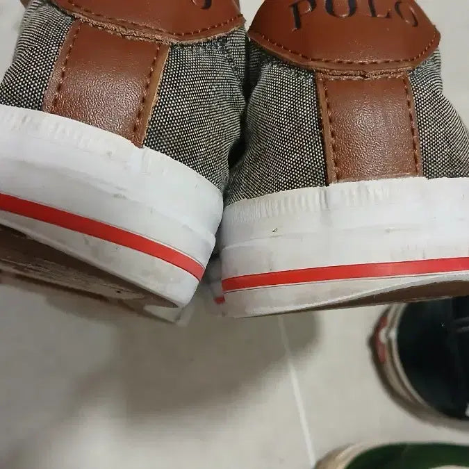 [BUNJANG] Polo Ralph Lauren Canvas Sneakers Size 280 (Minor Scuffs) / 폴로 랄프로렌 캔버스 스니커즈 280사이즈 까짐있음