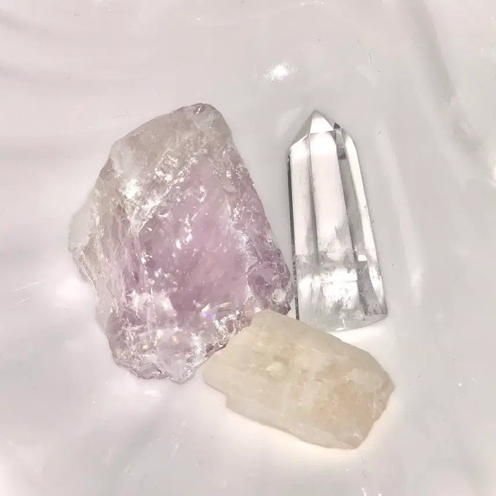 [BUNJANG] Wish Stone Cluster Crystal Set / 위시 스톤 핀터레스트 클린걸 힐링 크리스탈 원석 클러스터 수정