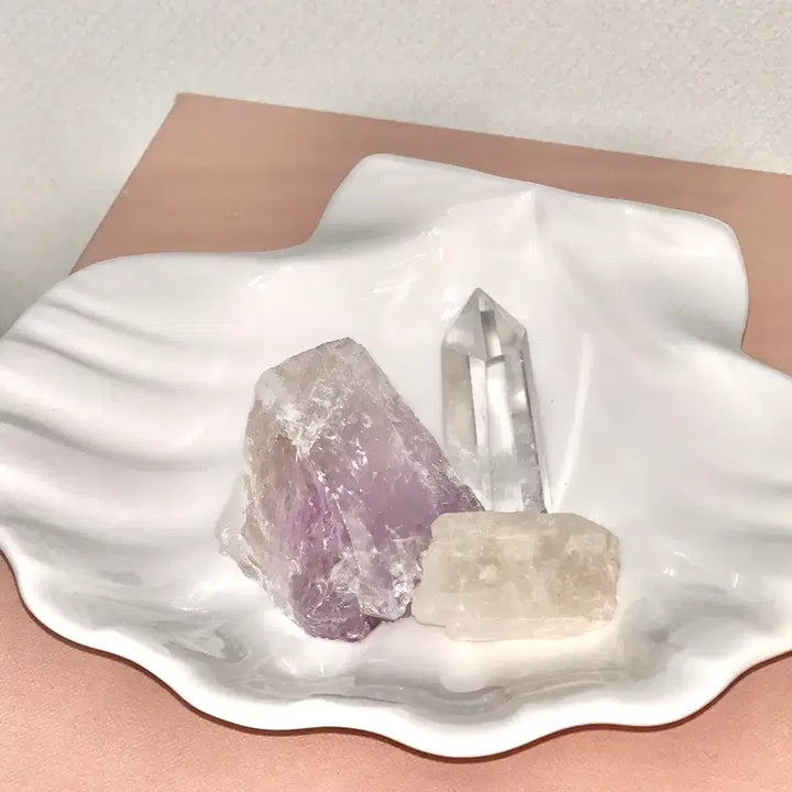 [BUNJANG] Wish Stone Cluster Crystal Set / 위시 스톤 핀터레스트 클린걸 힐링 크리스탈 원석 클러스터 수정