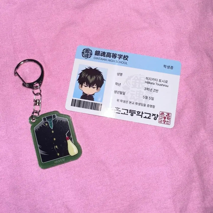 [BUNJANG] Gintama The Final Arc Acrylic ID Card Keychain - Hijikata / 은혼 삼젯 아이디카드 키링 id카드 의상 아크릴 키링 히지카타