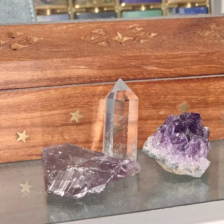 [BUNJANG] Wish Stone Cluster Crystal / 위시 스톤 핀터레스트 클린걸 힐링 크리스탈 원석 클러스터 수정