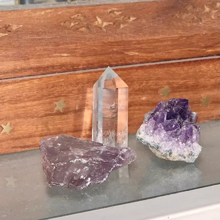 [BUNJANG] Wish Stone Cluster Crystal / 위시 스톤 핀터레스트 클린걸 힐링 크리스탈 원석 클러스터 수정