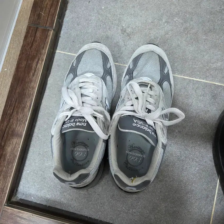 [BUNJANG] New Balance 993 Made in USA Gray Sneakers / 뉴발란스 993 회색 Made in USA 280