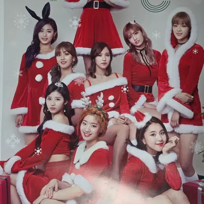 [BUNJANG] Twice Christmas Edition Group Poster / 트와이스 포스터 크리스마스 에디션 twice 포스터