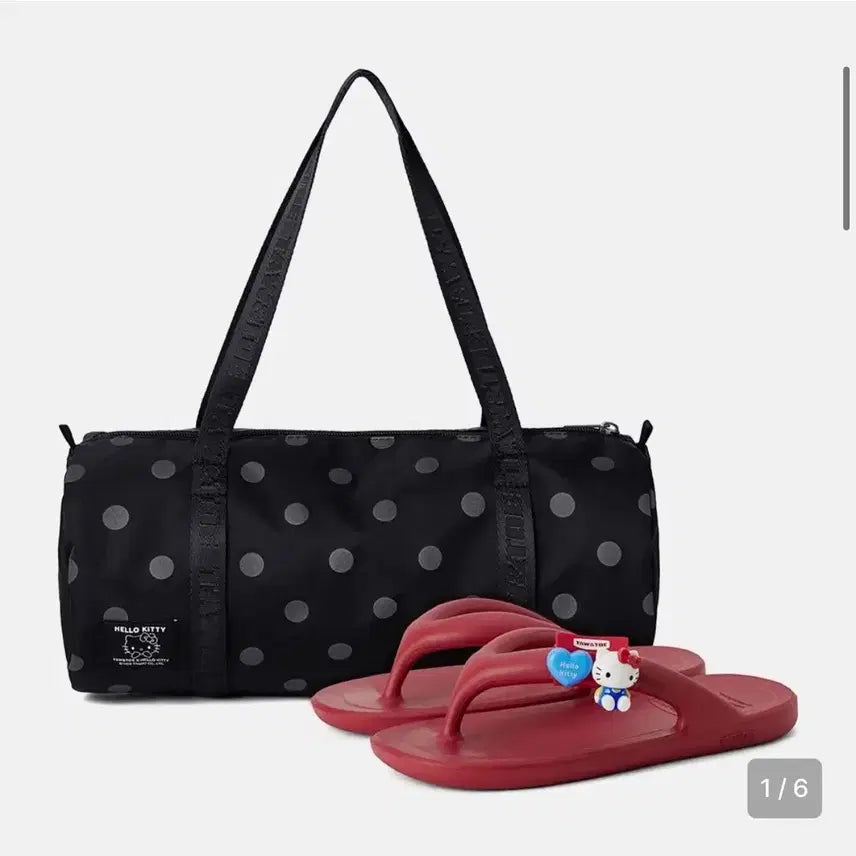 [BUNJANG] Tore&amp;Tore Hello Kitty Collaboration Split Set Flip Flops / 토앤토 헬로 키티 콜라보 분철 쪼리