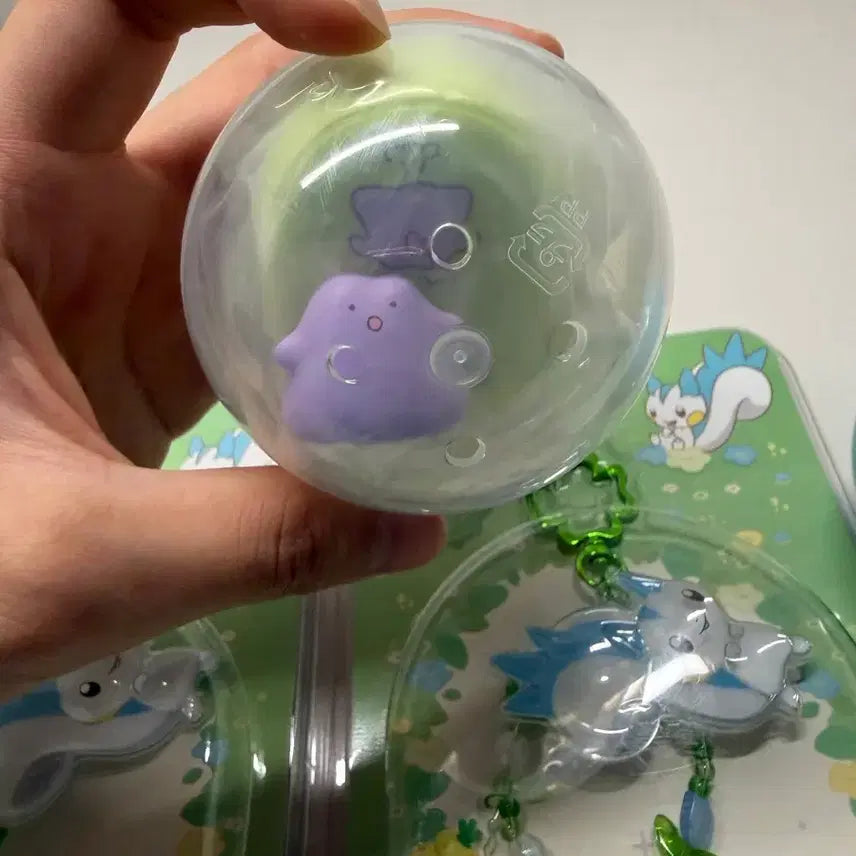 [BUNJANG] Ditto Playground Ditto Gachapon Keyring / 메타몽 놀이터 메타몽 가챠폰 키링