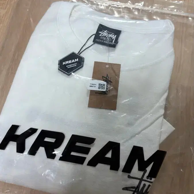 [BUNJANG] Stussy Basic Stussy T-Shirt White L / 스투시 베이직 스투시 티셔츠 화이트 L