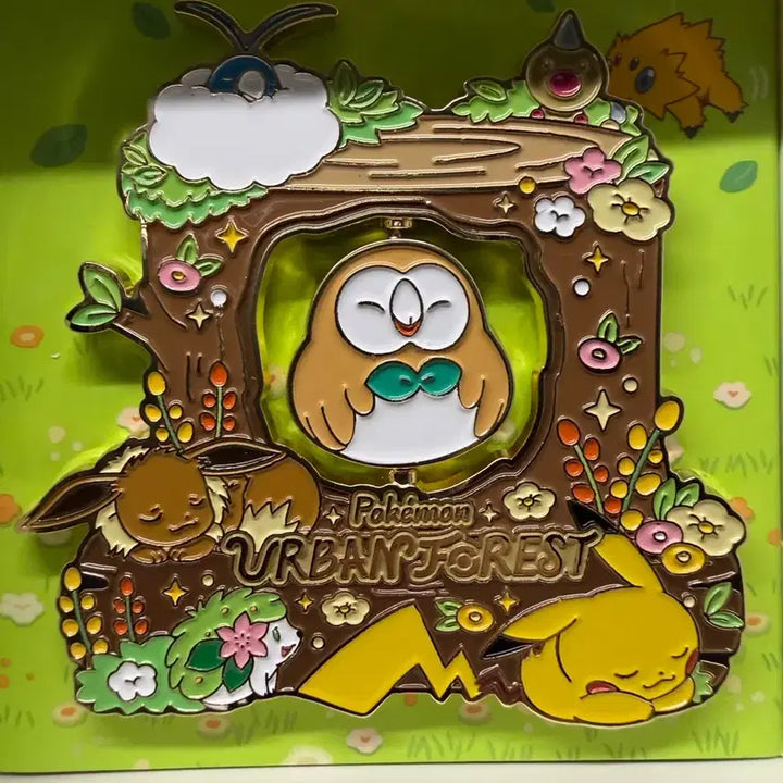 [BUNJANG] Pokemon Secret Forest Limited Edition Rowlet Pin Badge / 포켓몬 시크릿 포레스트 한정판 나몰빼미 핀뱃지