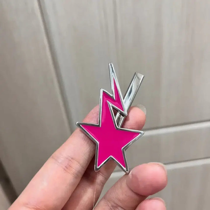 [BUNJANG] BAPE BAPESTA Pink Hairpin / 베이프스타 정품 머리핀 핑크 헤어핀