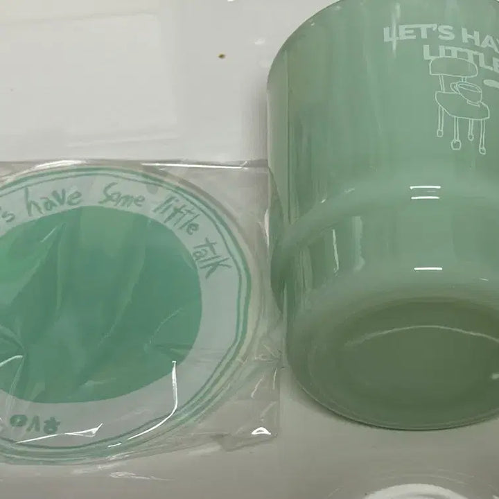 [BUNJANG] N.Flying Usahap Milk Glass &amp; Coaster Set / 엔플라잉 우사합 밀크 글라스 &amp; 코스터 세트