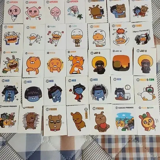 [BUNJANG] Kakao Friends Sticker Set / 카카오 띠부씰 팔아요