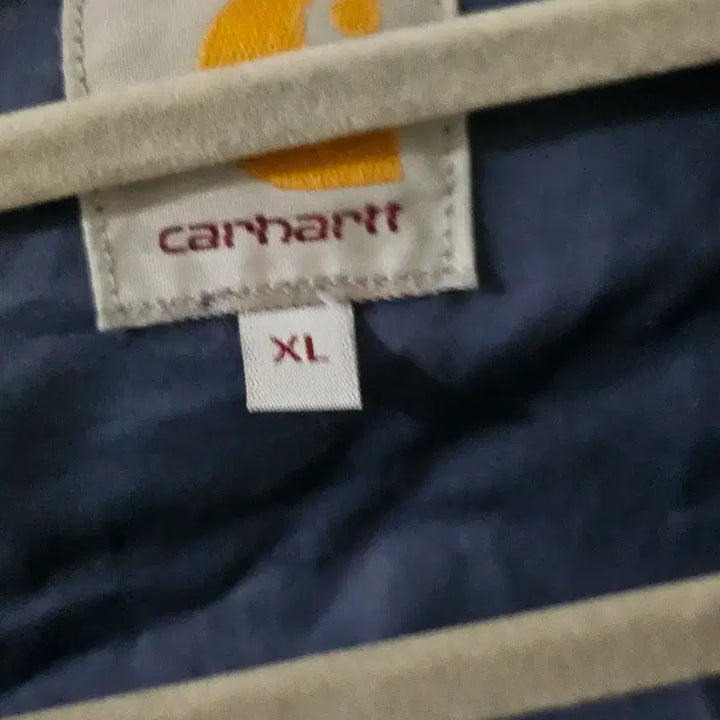 [BUNJANG] Carhartt Navy/Yellow Hooded Jacket / 칼하트 네이비/옐로우 후드 자켓