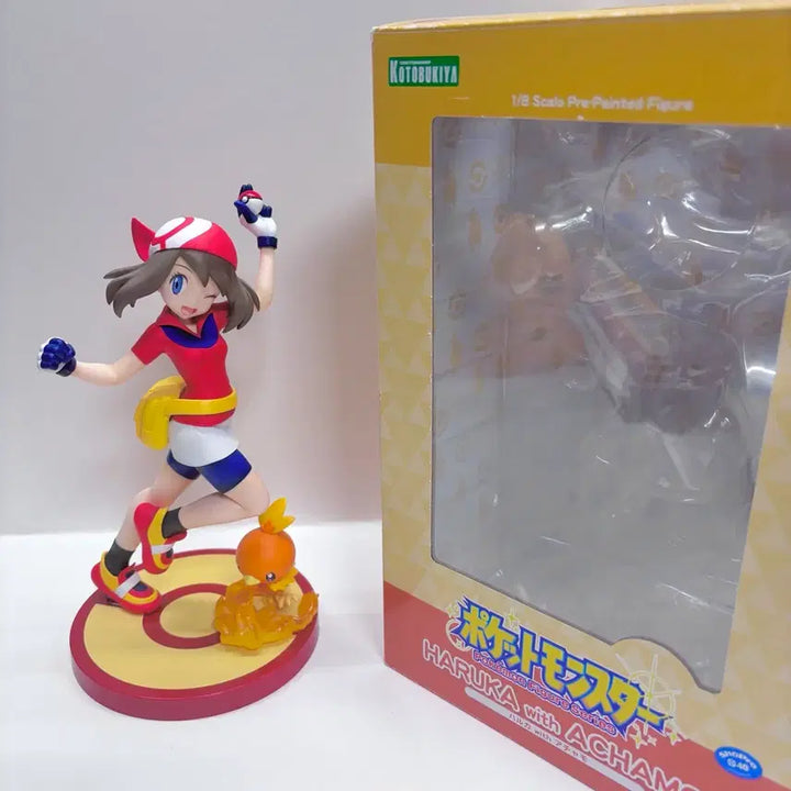 [BUNJANG] Kotobukiya Haruka &amp; Torchic Figure / [급전] 포켓몬스터 코토부키야 봄이(하루카)&amp;아차모 판매