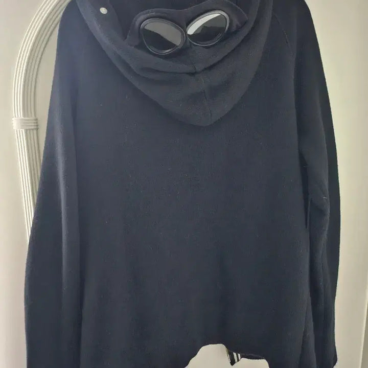 [BUNJANG] CP Company Black Hooded Knit Zip-Up / CP컴퍼니 블랙 후드 니트 집업