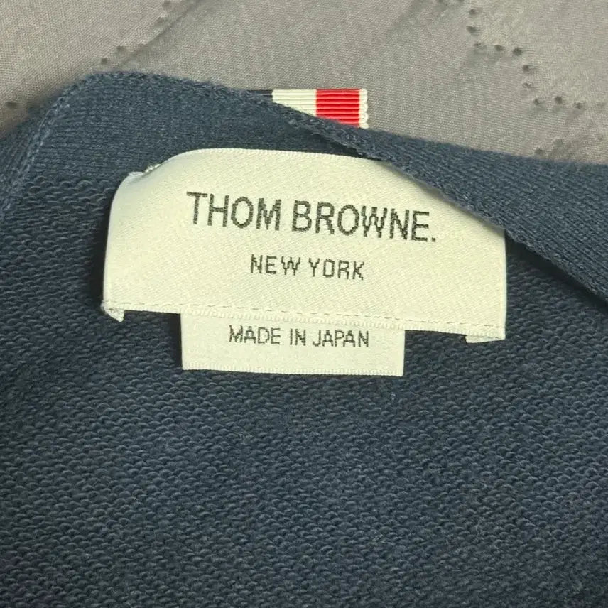 [BUNJANG] Thom Browne Loopback Jersey Stripe Cardigan Navy Size 2 / 톰브라운 루프백 저지 사선 가디건 네이비