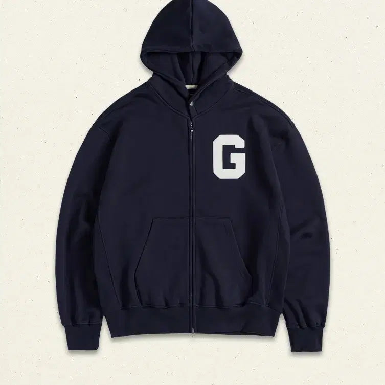 [BUNJANG] Grancrew Archives 2-Way Hoodie Zip-Up / 그랑크루 후드집업 3size