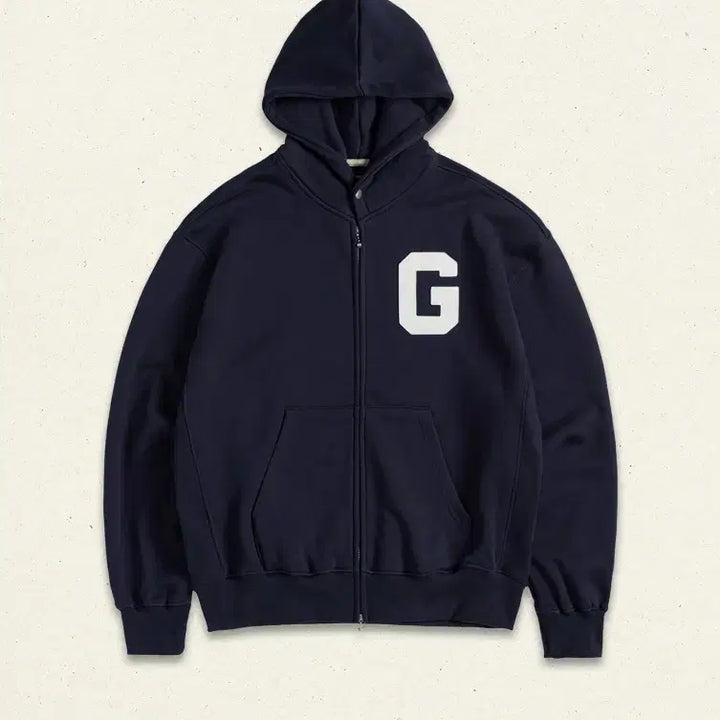 [BUNJANG] Grancrew Archives 2-Way Hoodie Zip-Up / 그랑크루 후드집업 3size