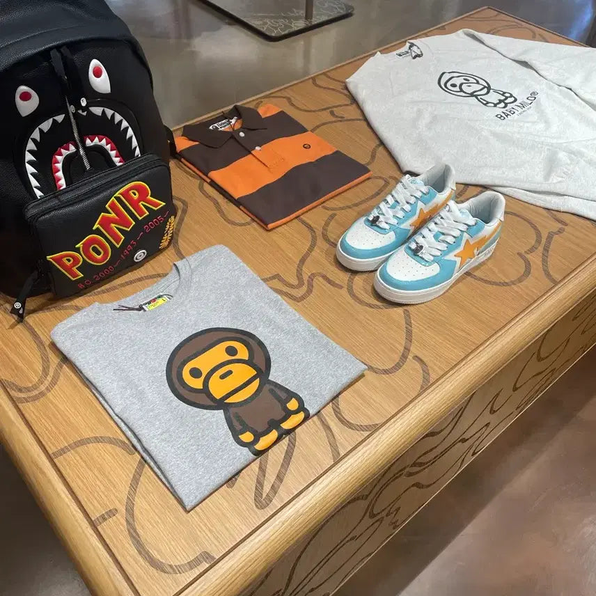 [BUNJANG] BAPE Big Baby Milo T-Shirt Black L / 베이프 빅 베이비 마일로 티셔츠 블랙 [L]