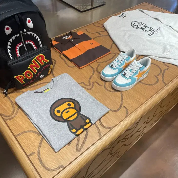 [BUNJANG] BAPE Big Baby Milo T-Shirt Black L / 베이프 빅 베이비 마일로 티셔츠 블랙 [L]