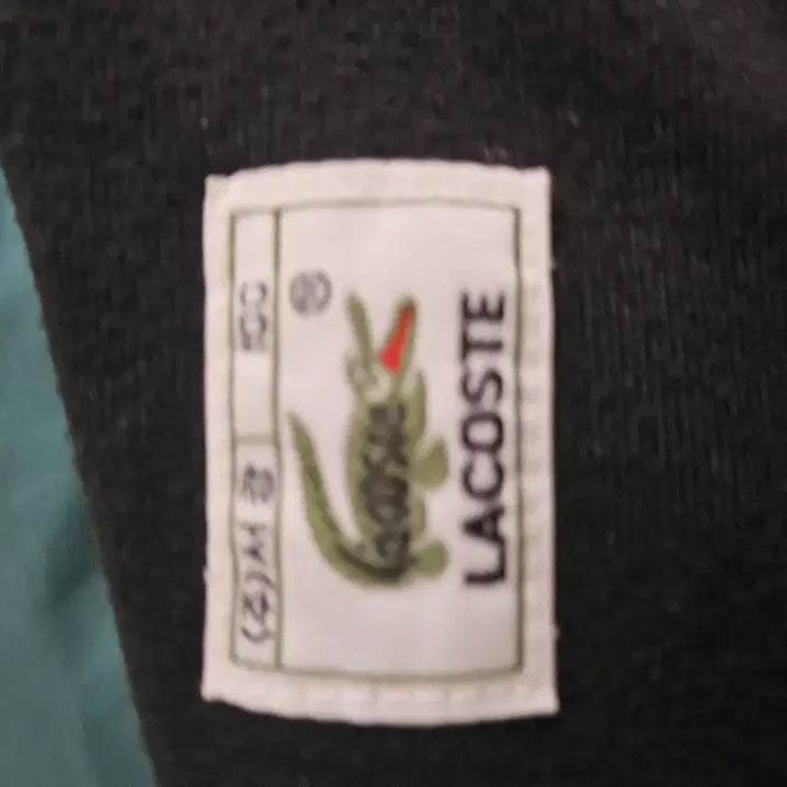 [BUNJANG] Lacoste Black Blouson Jumper / 라코스테 블랙 블루종 점퍼