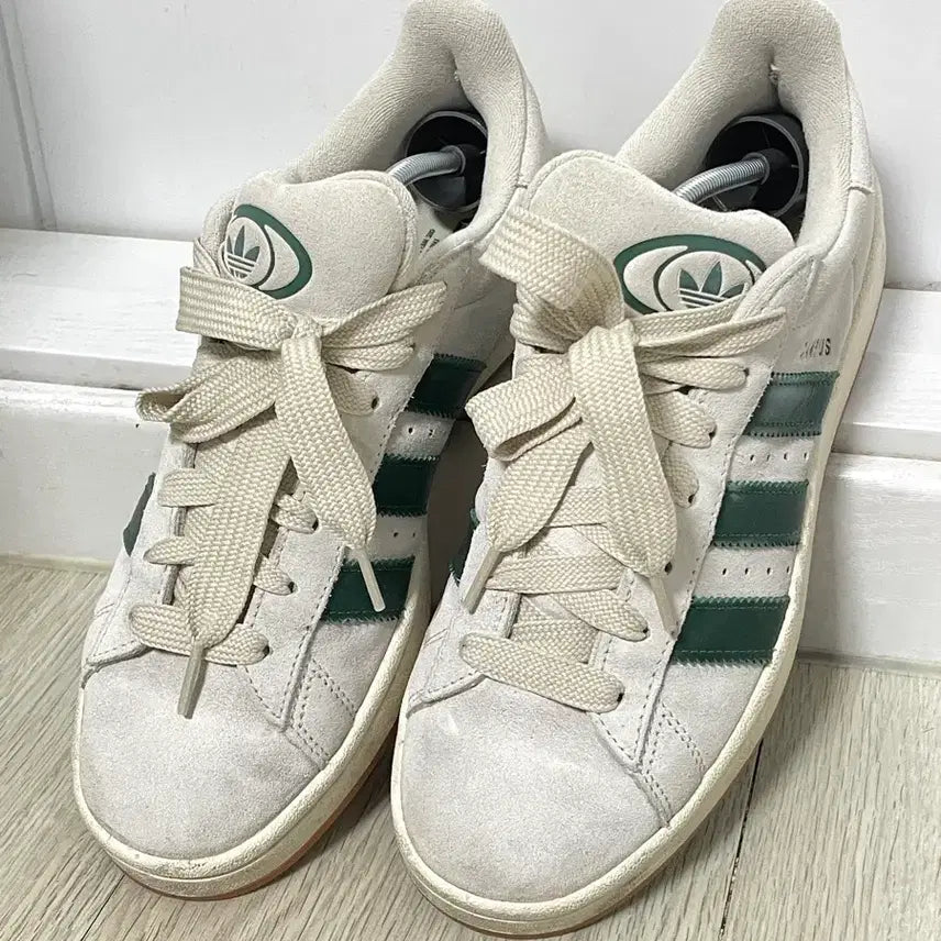 [BUNJANG] Adidas Campus Oatmeal Green Sneakers 265 / 아디다스 캠퍼스 265