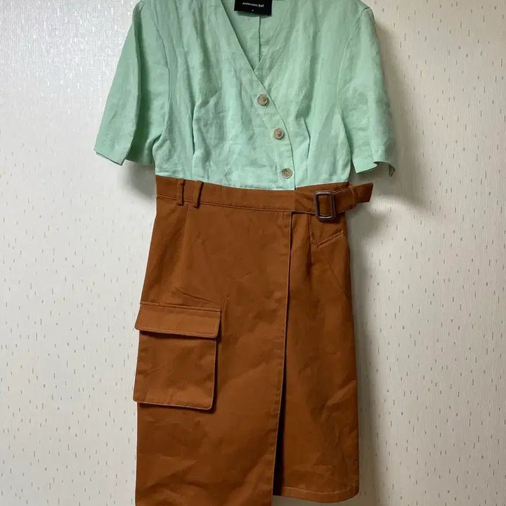 [BUNJANG] Andersson Bell For Women MIA Linen Dress (atb319w) / 앤더슨벨 포 우먼 정품 미아 린넨 드레스 atb319w