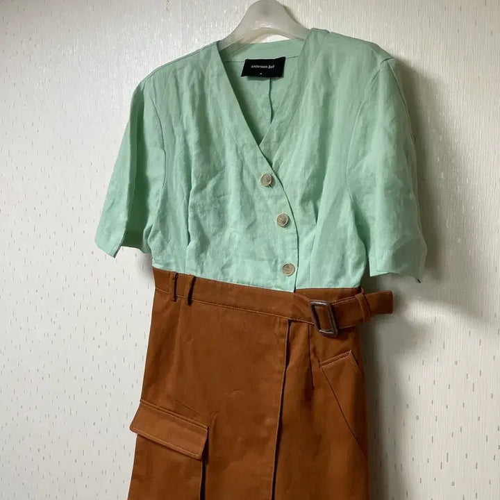 [BUNJANG] Andersson Bell For Women MIA Linen Dress (atb319w) / 앤더슨벨 포 우먼 정품 미아 린넨 드레스 atb319w