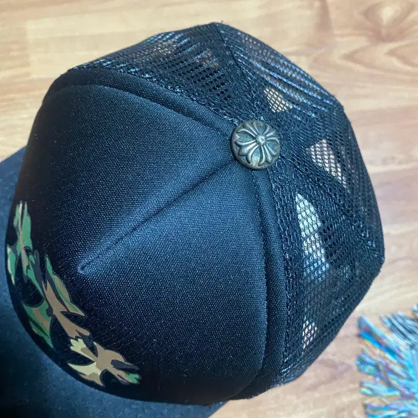 [BUNJANG] Chrome Hearts Military Cross Trucker Cap / 크롬하츠 밀리터리 크로스 트러커 킹 타코
