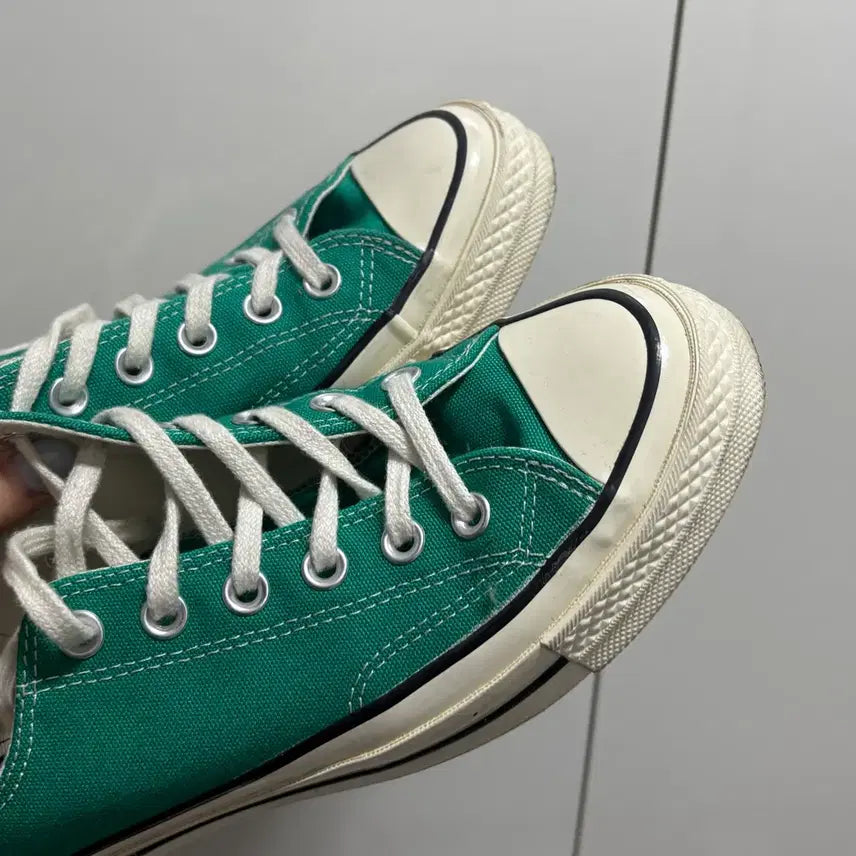 [BUNJANG] Converse Chuck Taylor All Star Low Midnight Clover White Shoes / 컨버스 척테일러 올스타 로우 미드나잇 클로버 화이트 245