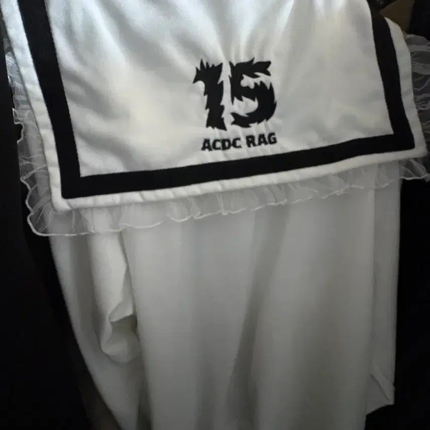 [BUNJANG] ACDC RAG White Angel Sailor Jersey / ACDC RAG 화이트 엔젤 세일러 져지 서브컬쳐 지뢰계