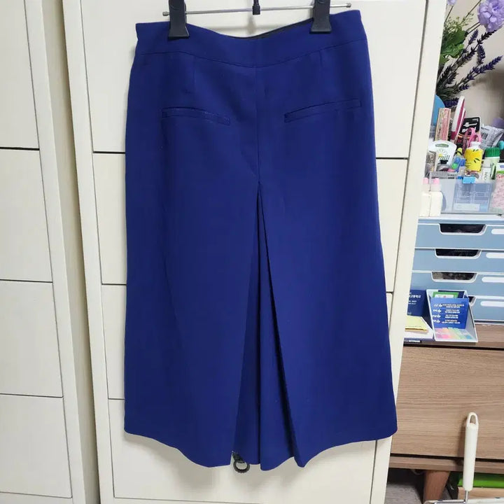 [BUNJANG] Blue Pleated Skirt Pants / 2nd floor 블루 플리츠 스커트 치마바지